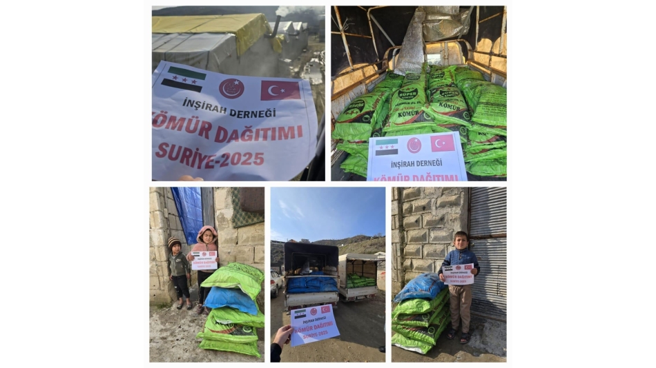 SURİYE'YE KÖMÜR YARDIMI